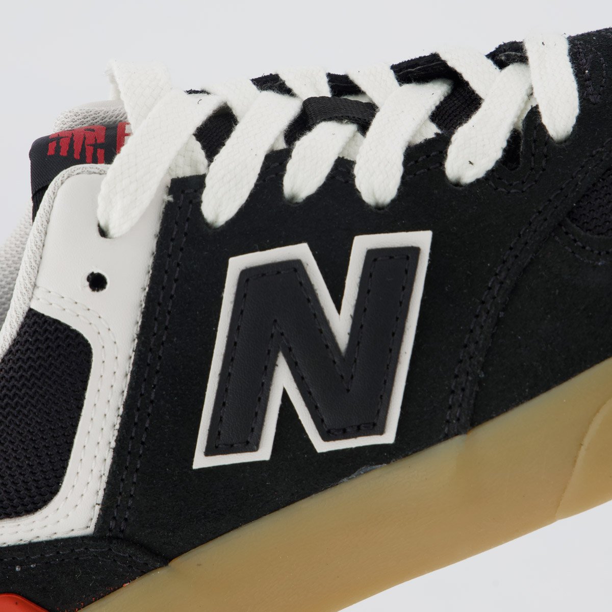 Tênis New Balance NM 574 Preto e Bege Preto 7