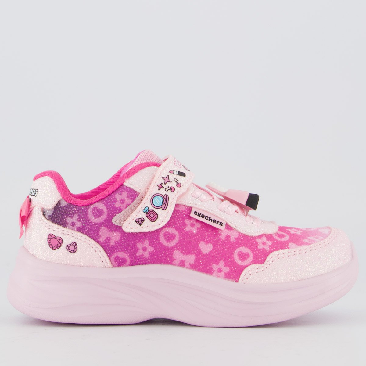 Tênis Skechers Power Jams 2.0 Infantil Pink