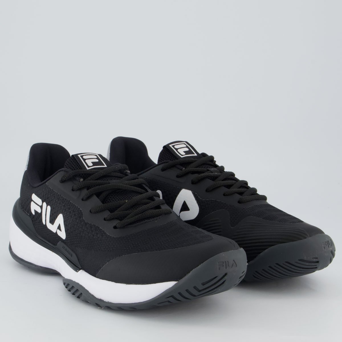 Tenis Fila Invicto Preto Preto 2