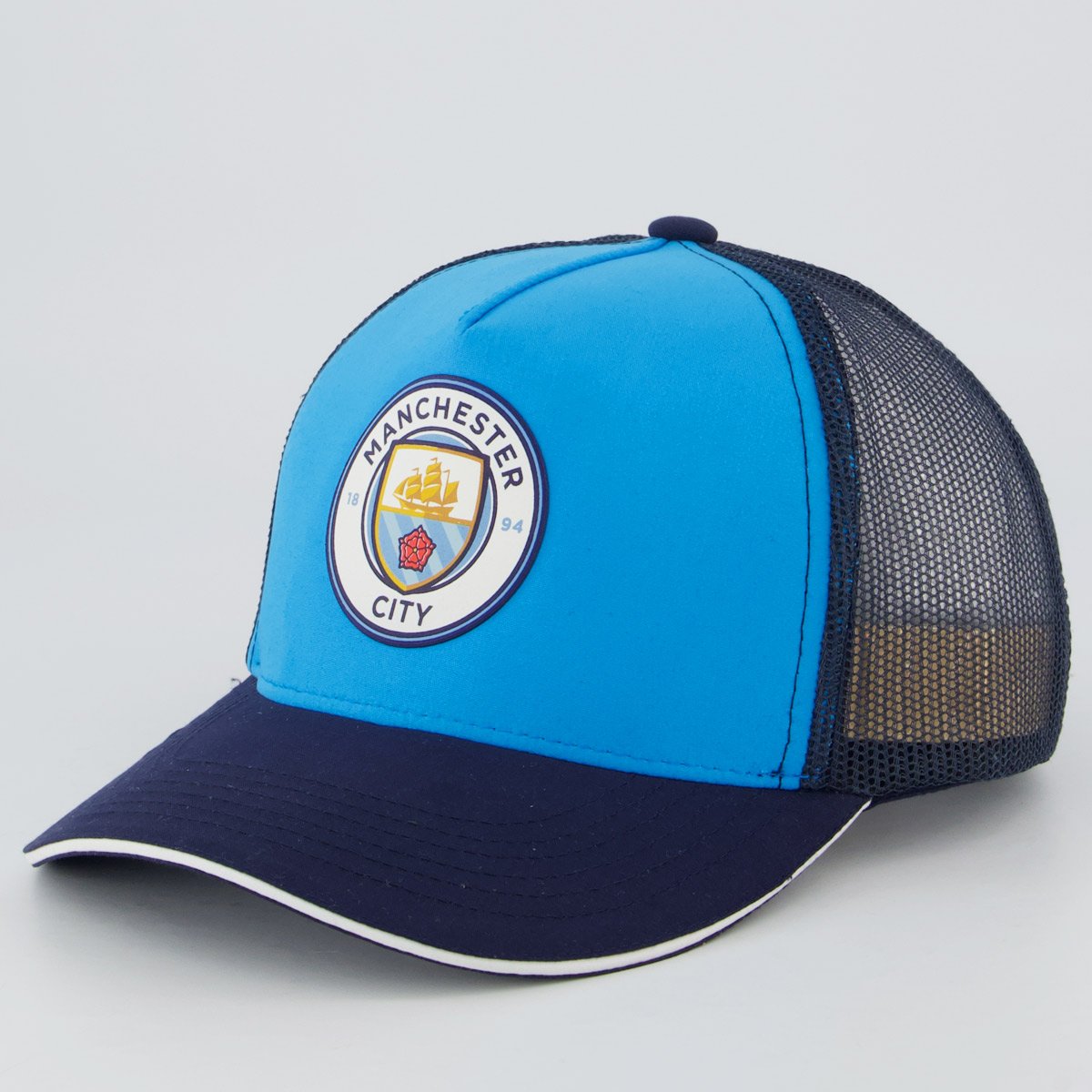 Boné Manchester City Trucker Azul