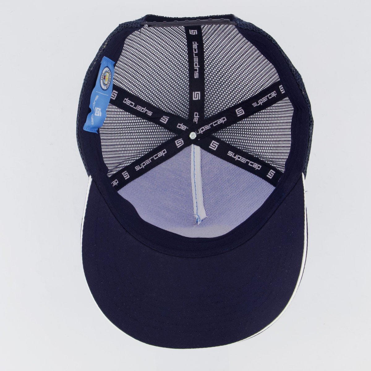 Boné Manchester City Trucker Azul Azul 4