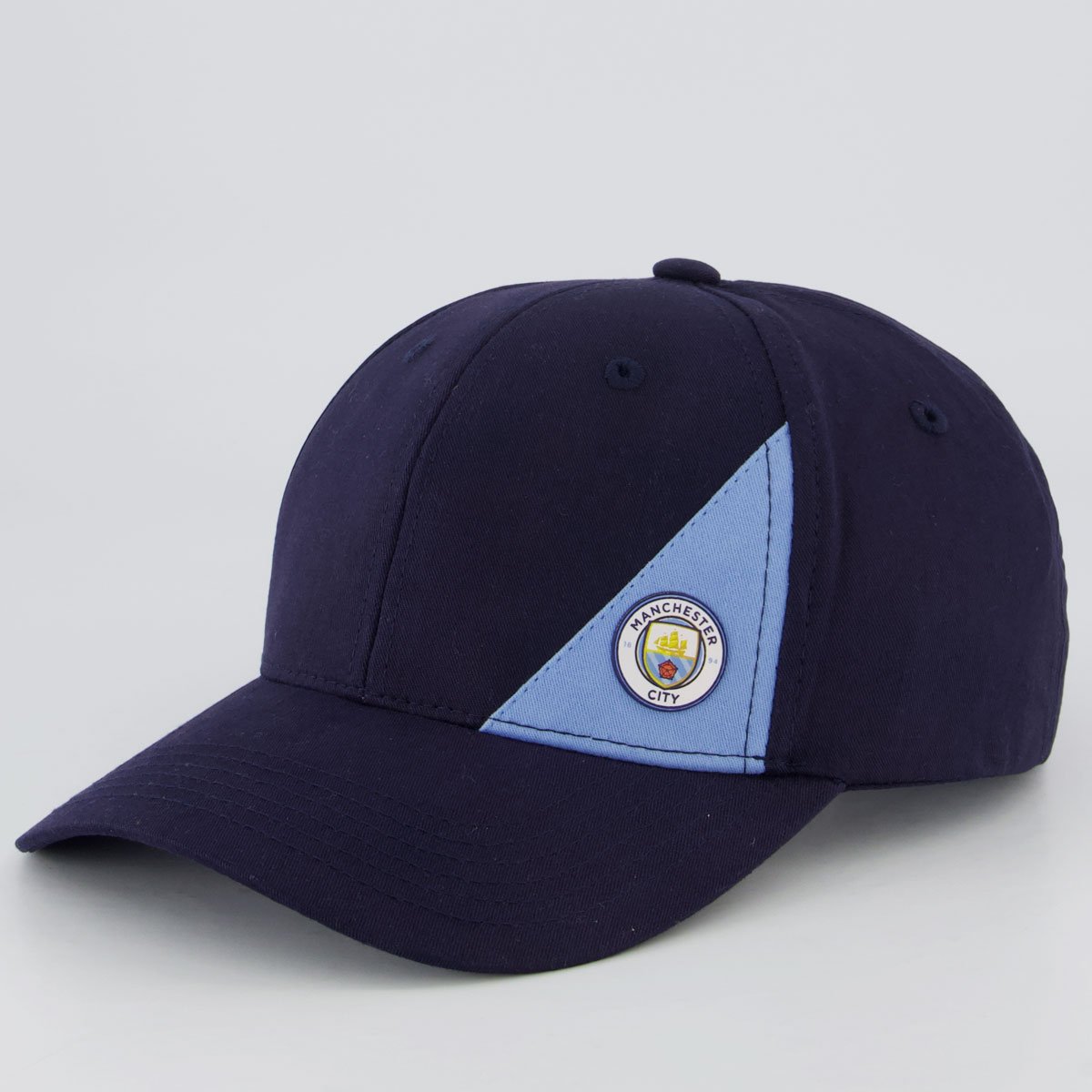 Boné Manchester City Escudo 6 Gomos Marinho