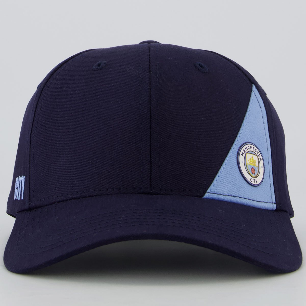 Boné Manchester City Escudo 6 Gomos Marinho Azul Marinho 2