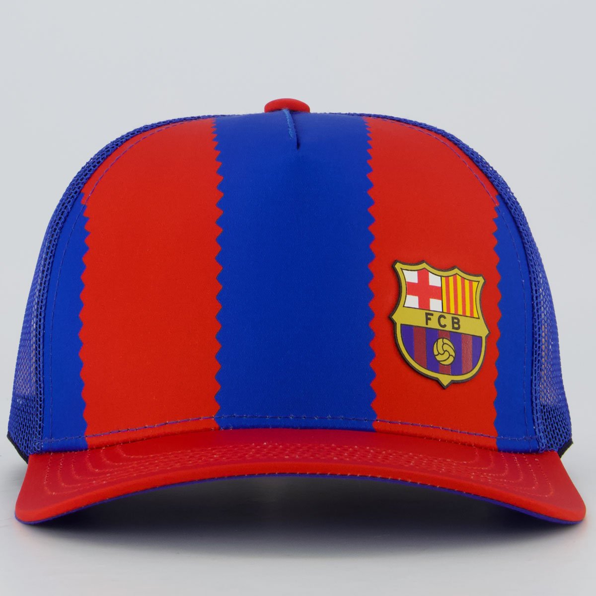 Boné Barcelona Trucker Americano Azul e Vermelho Azul/Vermelho 2