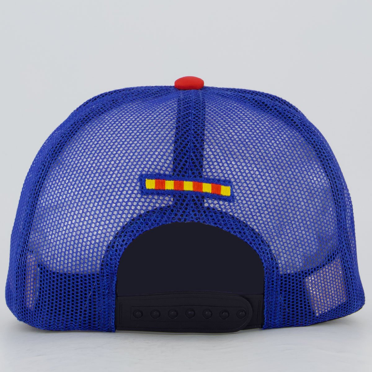 Boné Barcelona Trucker Americano Azul e Vermelho Azul/Vermelho 3