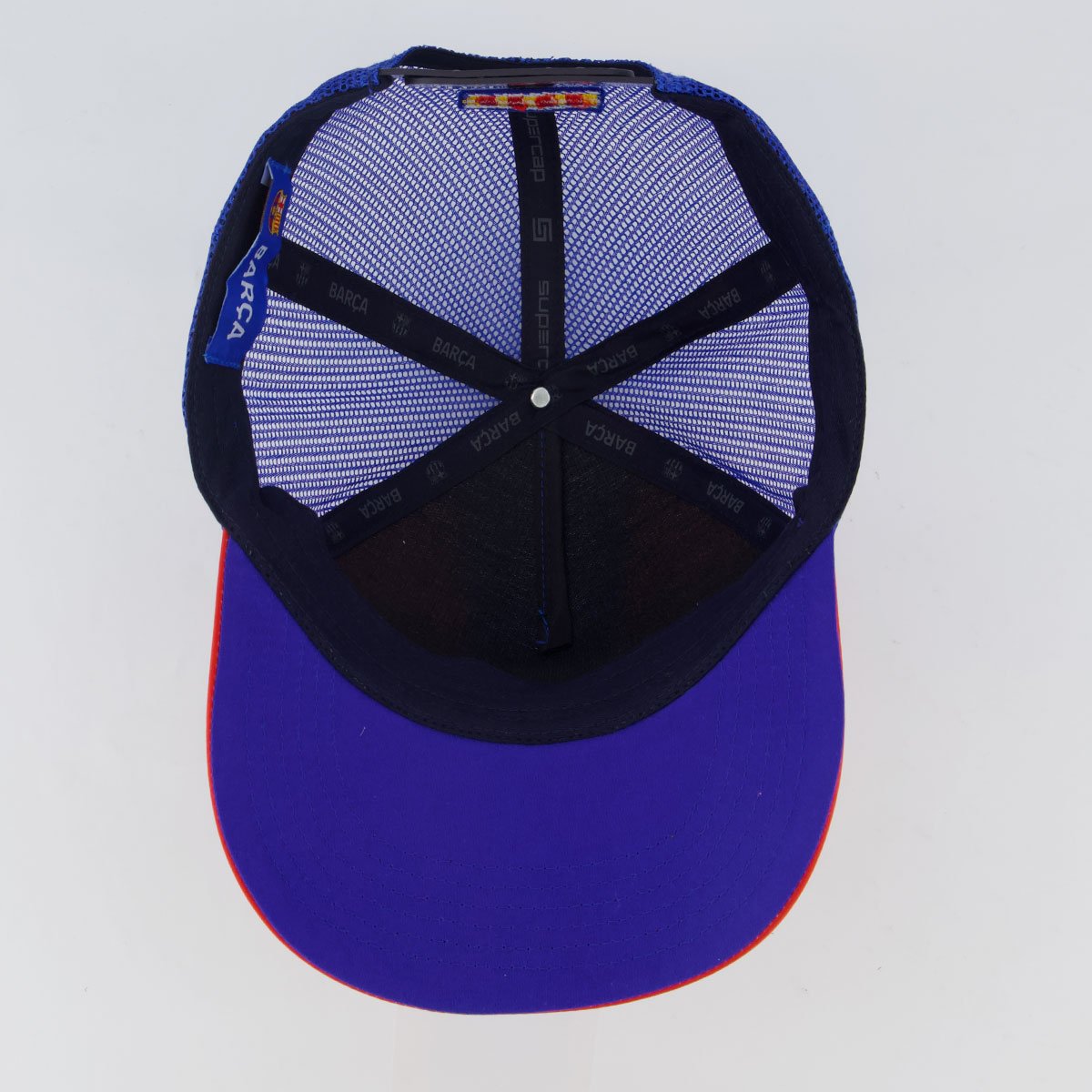 Boné Barcelona Trucker Americano Azul e Vermelho Azul/Vermelho 4