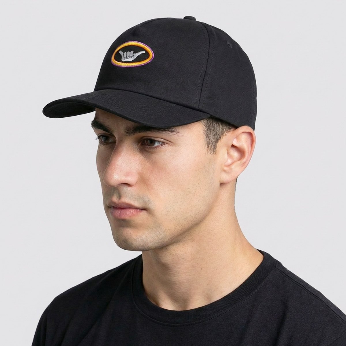 Boné Hang Loose Thunder Preto Preto 5