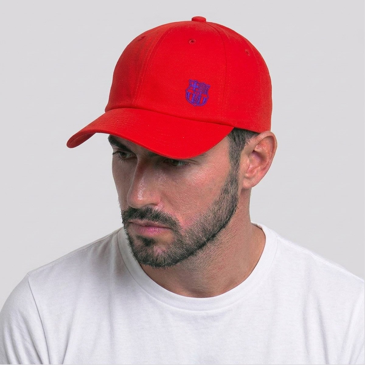 Boné Barcelona Dad 6 Gomos Vermelho Vermelho 5