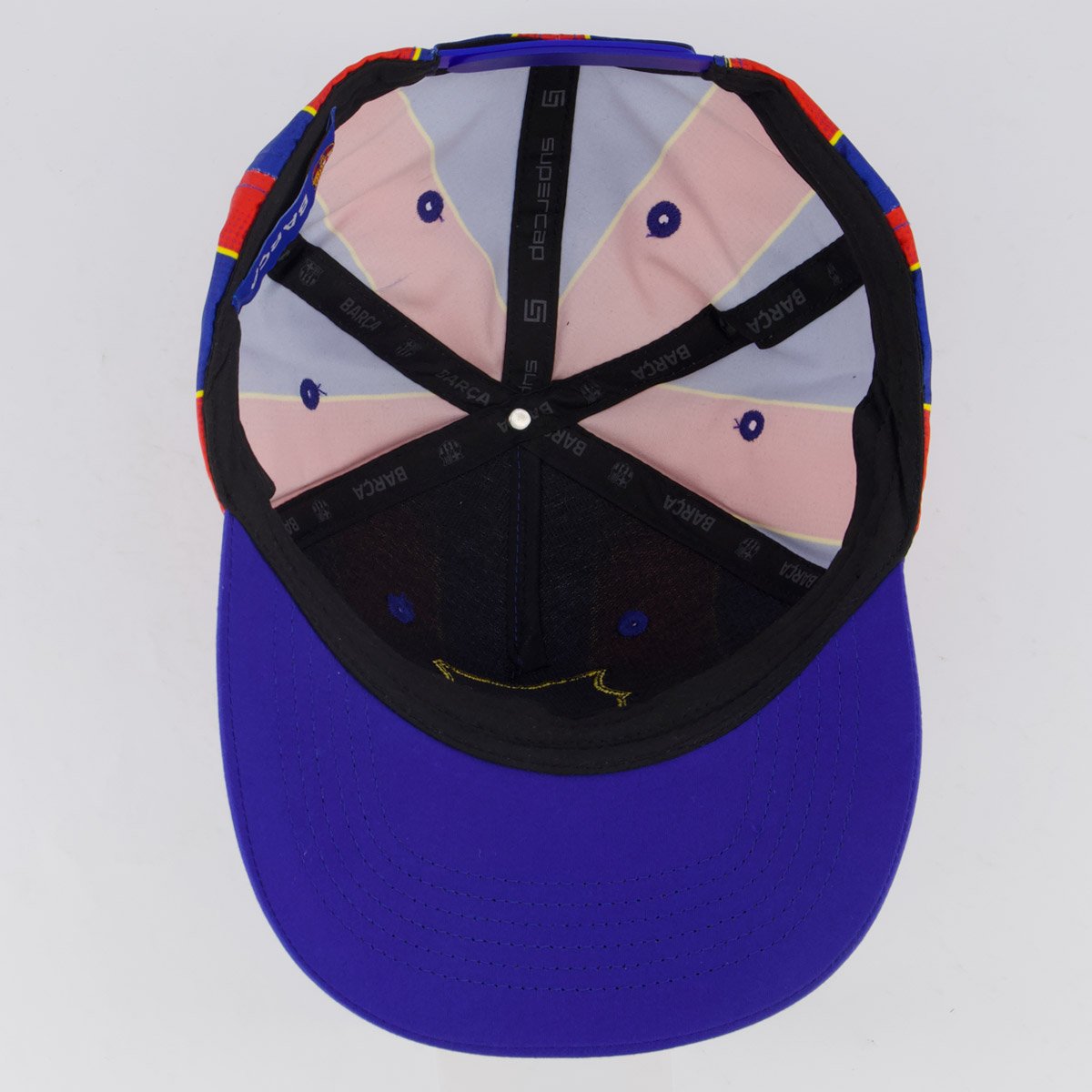 Boné Barcelona Americano Azul e Vermelho Azul/Vermelho 4