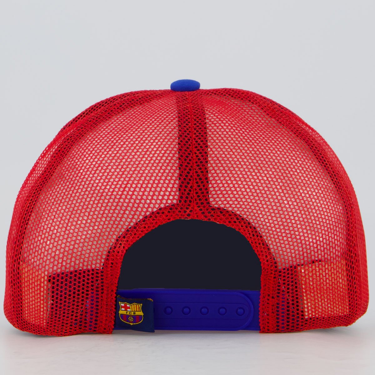 Boné Barcelona Trucker Americano Vermelho e Azul Vermelho/Azul 3