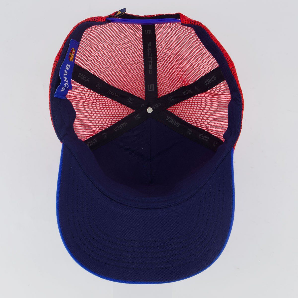 Boné Barcelona Trucker Americano Vermelho e Azul Vermelho/Azul 4