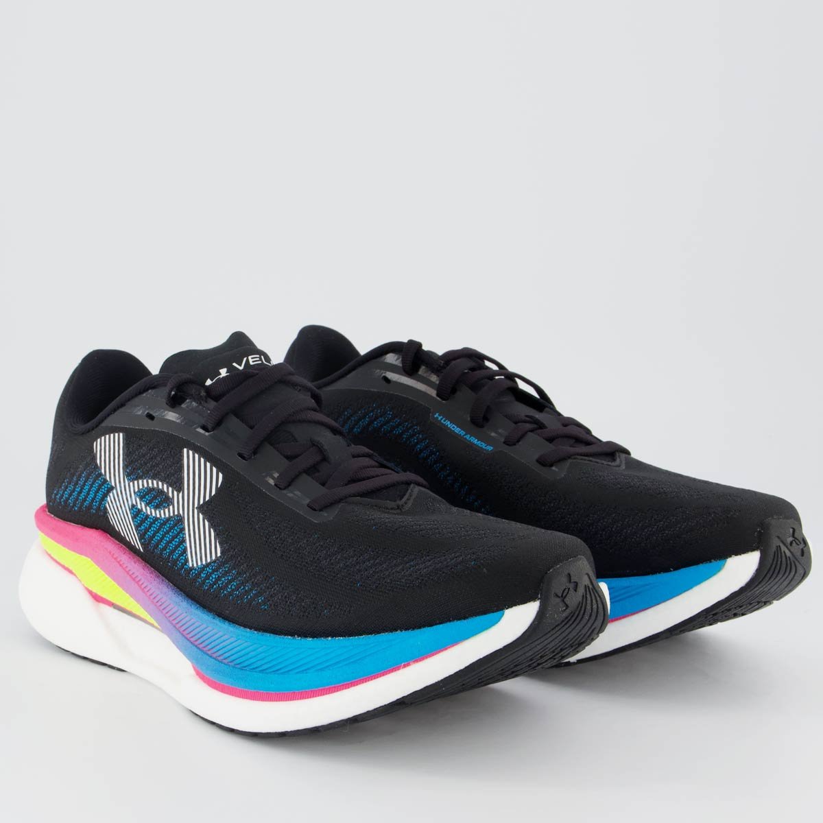 Tênis Under Armour Velociti Pro 2 Preto e Azul Preto 2