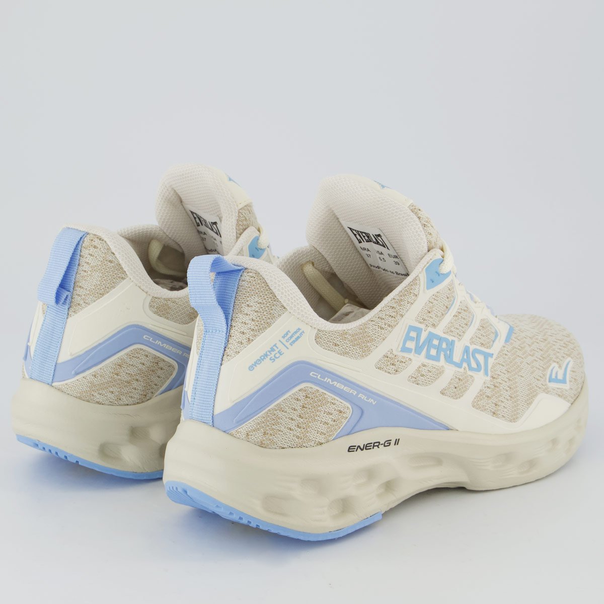 Tênis Everlast Climber Run Feminino Bege e Azul Bege 3