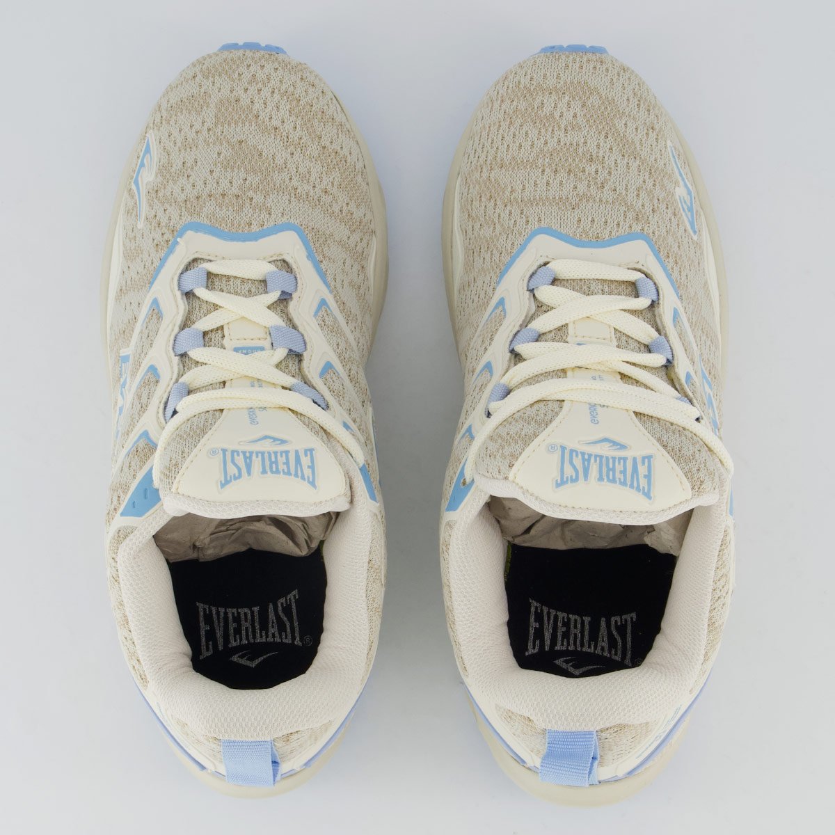 Tênis Everlast Climber Run Feminino Bege e Azul Bege 4