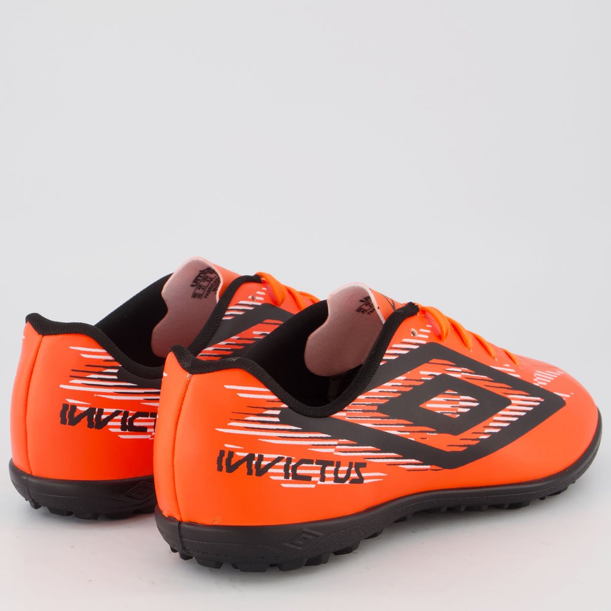 Chuteira Umbro Invictus Society Laranja e Preta Laranja 3