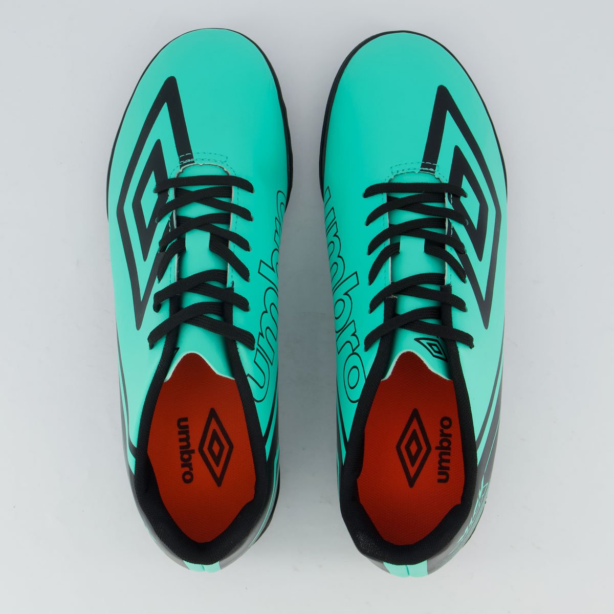 Chuteira Umbro Kick Society Verde e Preta Verde 4