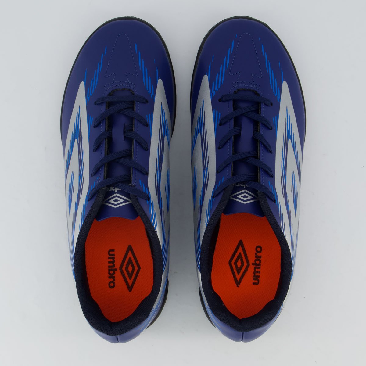 Chuteira Umbro Invictus Society Azul Marinho e Cinza Azul Marinho 4