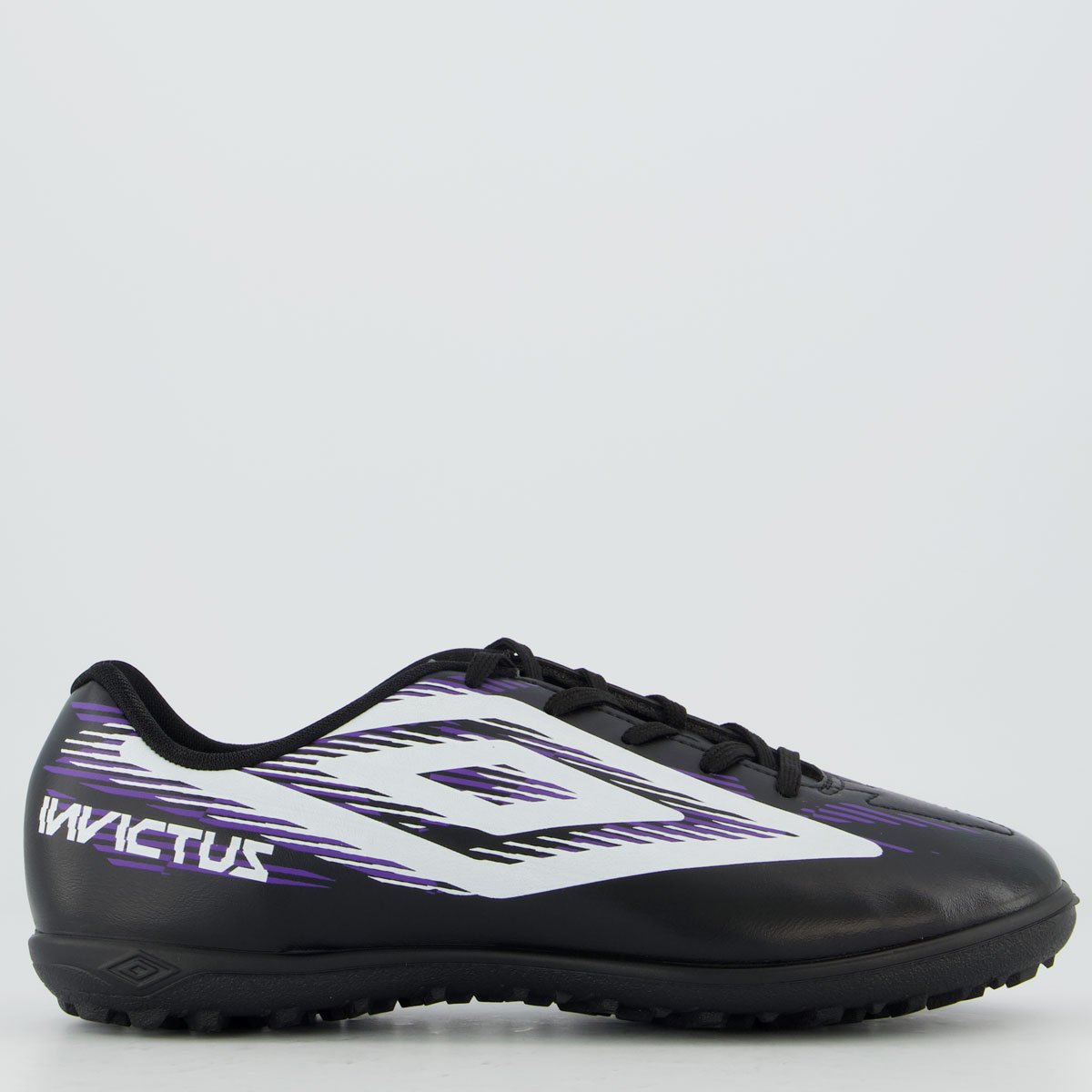 Chuteira Umbro Invictus Society Preta e Branca