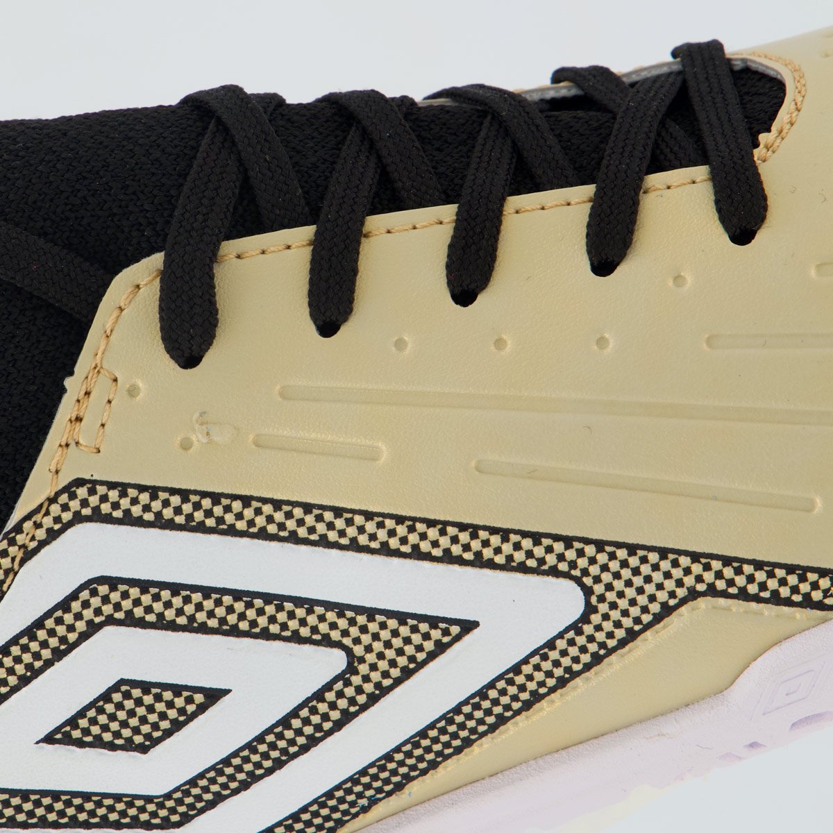 Chuteira Umbro Ux Futsal Juvenil Dourada e Preta Dourado 7