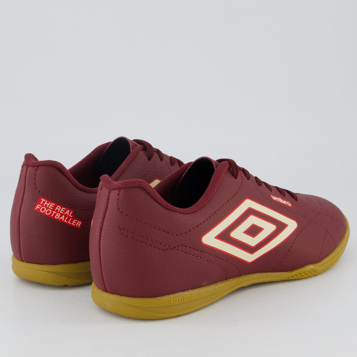 Chuteira Umbro Class Footballer Futsal Bordô Bordô 3