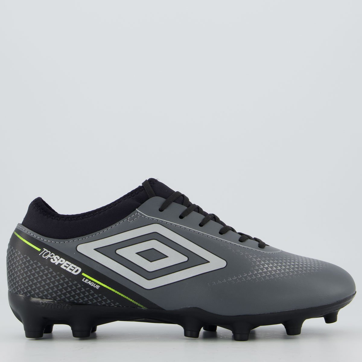Chuteira Umbro Top Speed League Campo Cinza