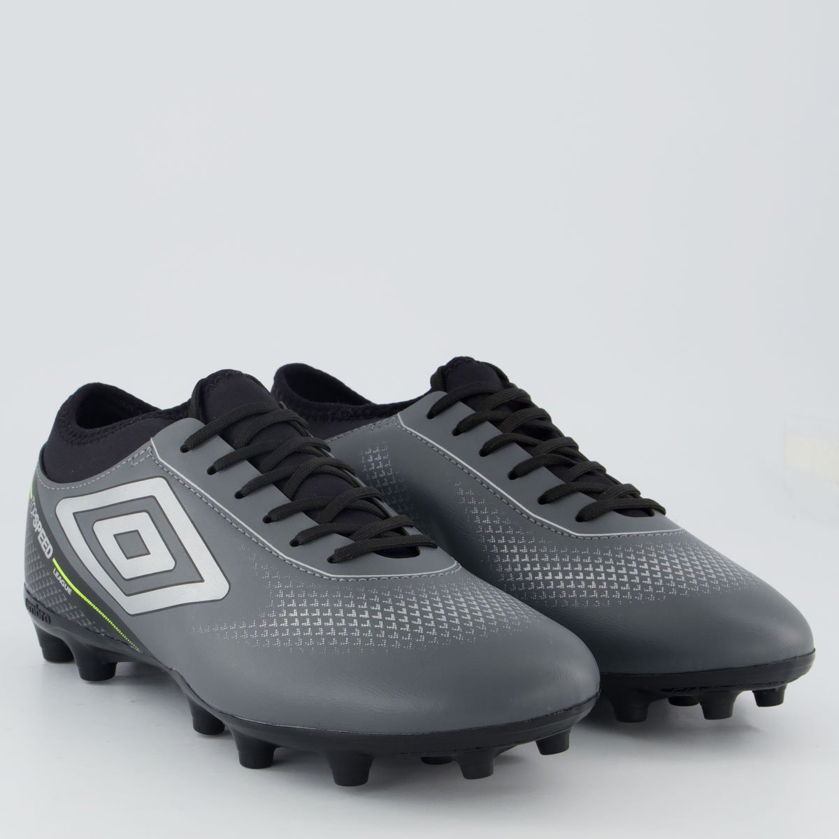 Chuteira Umbro Top Speed League Campo Cinza Cinza 2