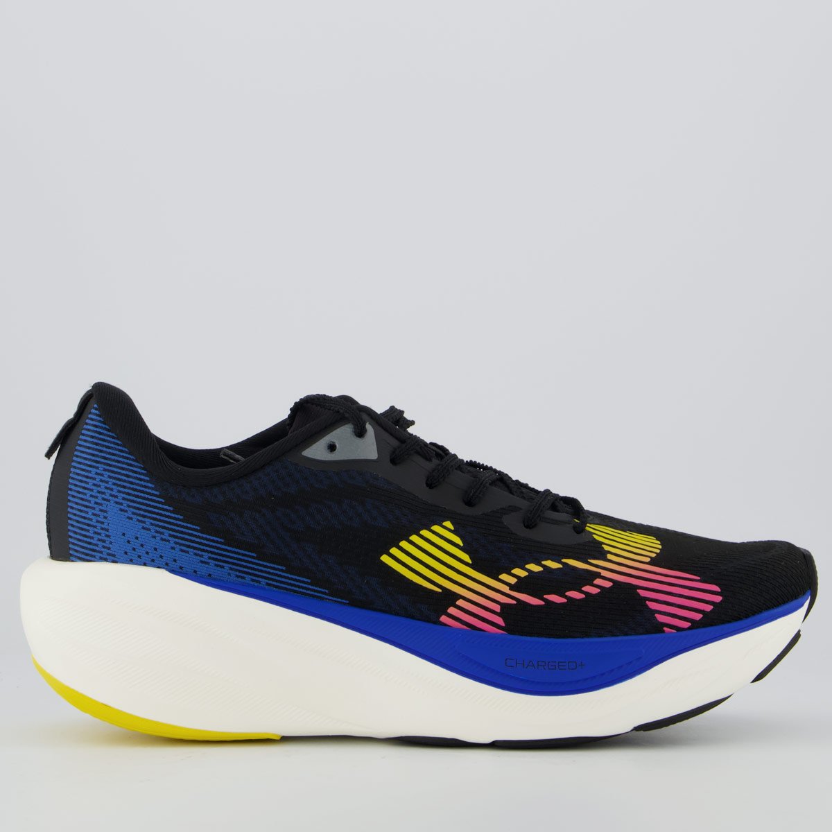 Tênis Under Armour Charged Nonstop Preto e Azul