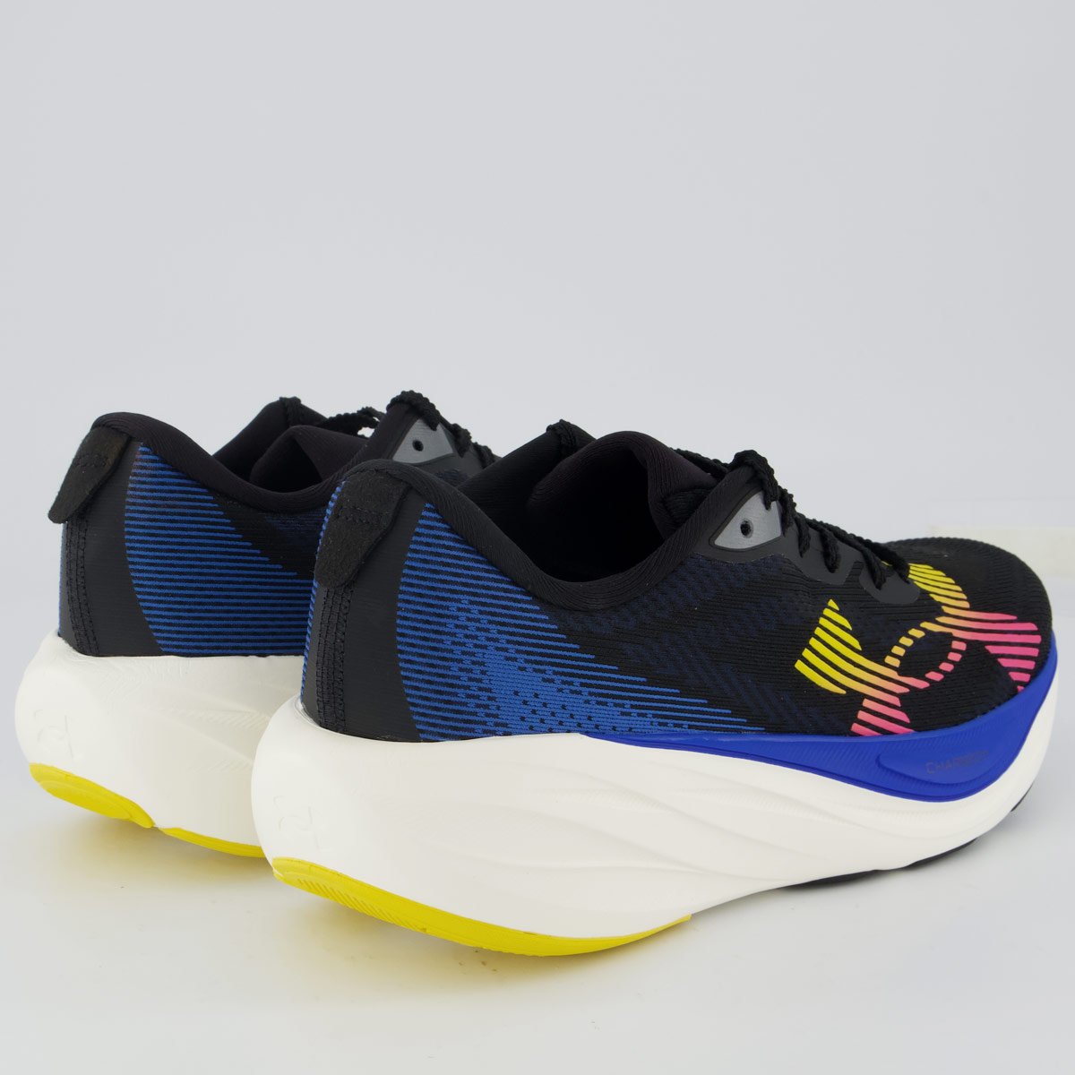 Tênis Under Armour Charged Nonstop Preto e Azul Preto 3
