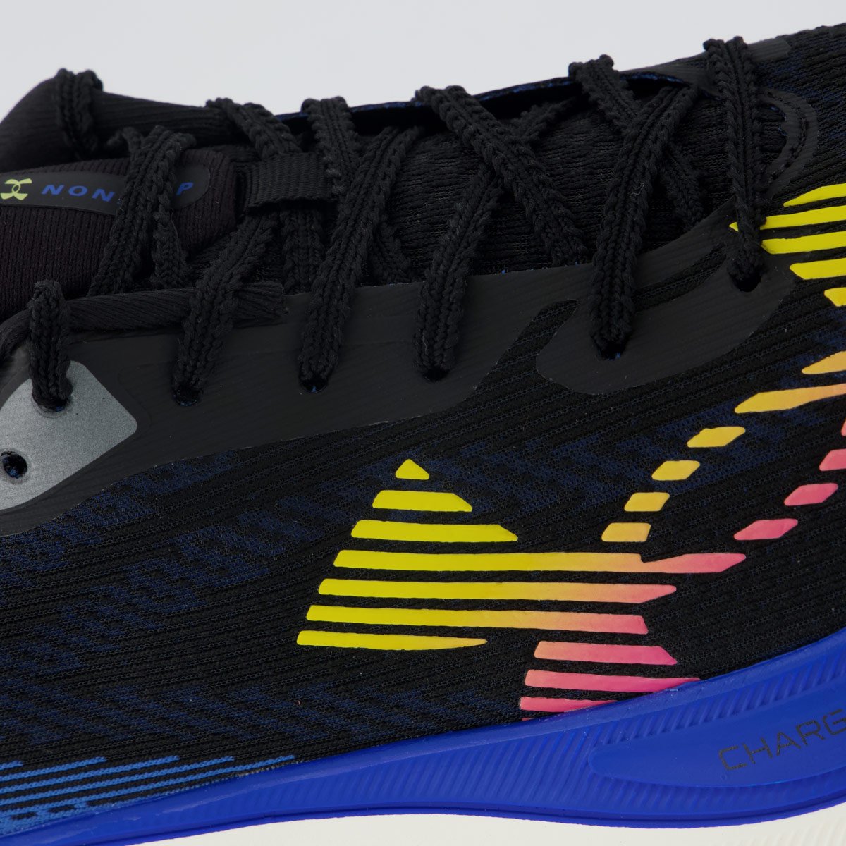 Tênis Under Armour Charged Nonstop Preto e Azul Preto 7