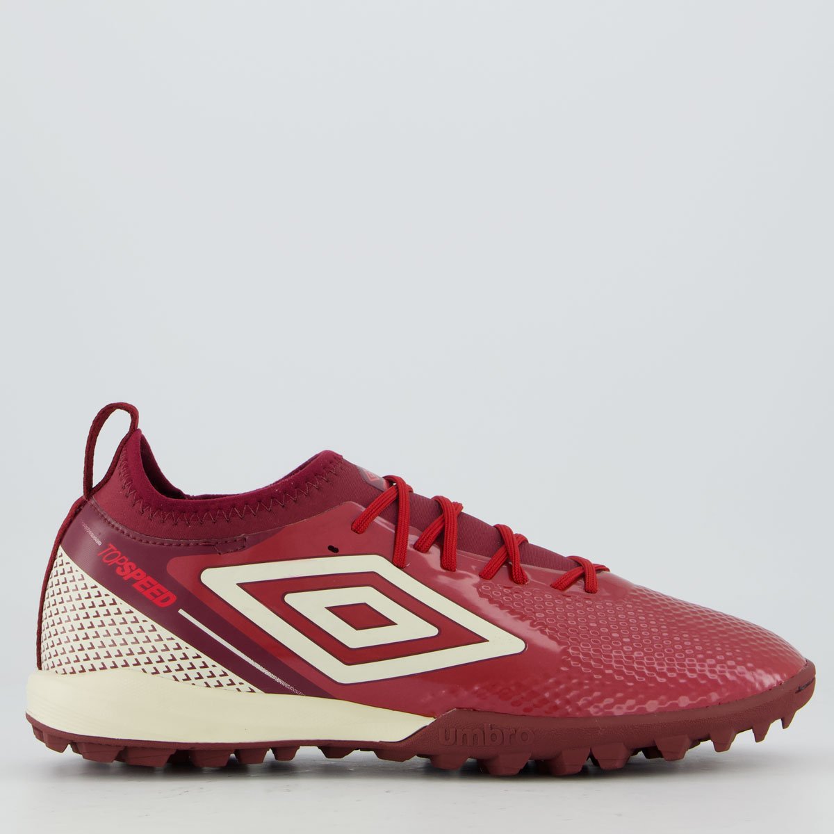 Chuteira Umbro Top Speed Club Society Vinho