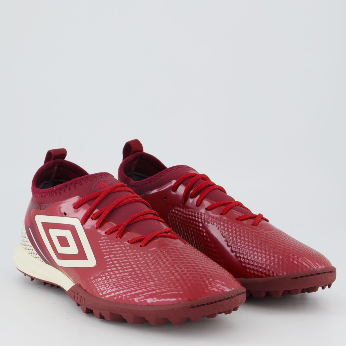 Chuteira Umbro Top Speed Club Society Vinho Vinho 2