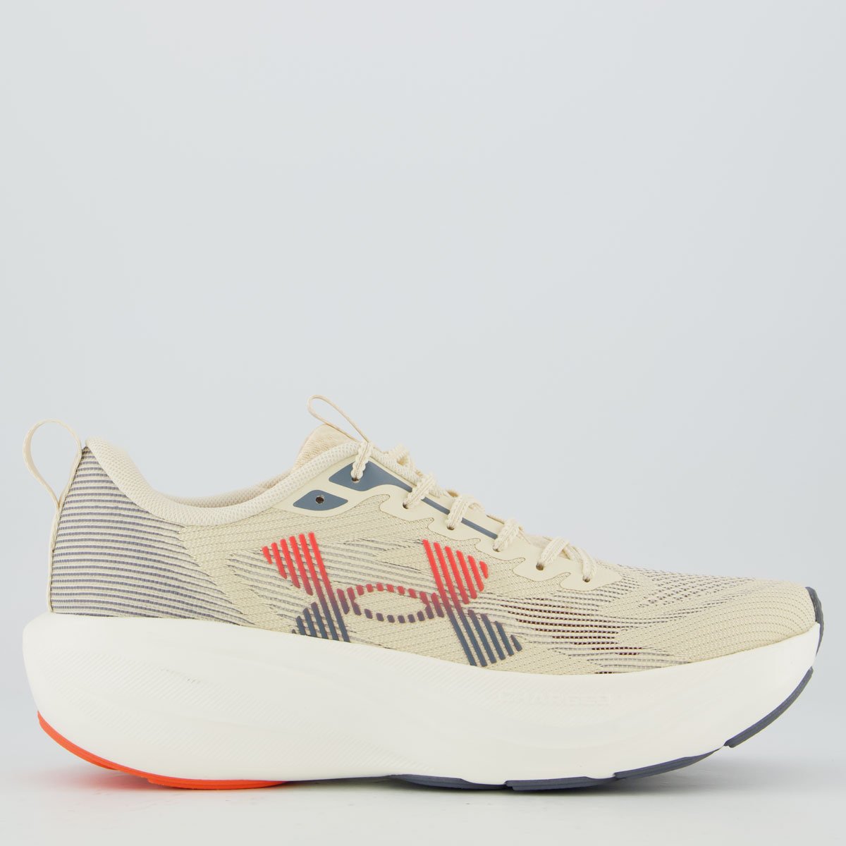 Tênis Under Armour Charged Endless Off White e Cinza