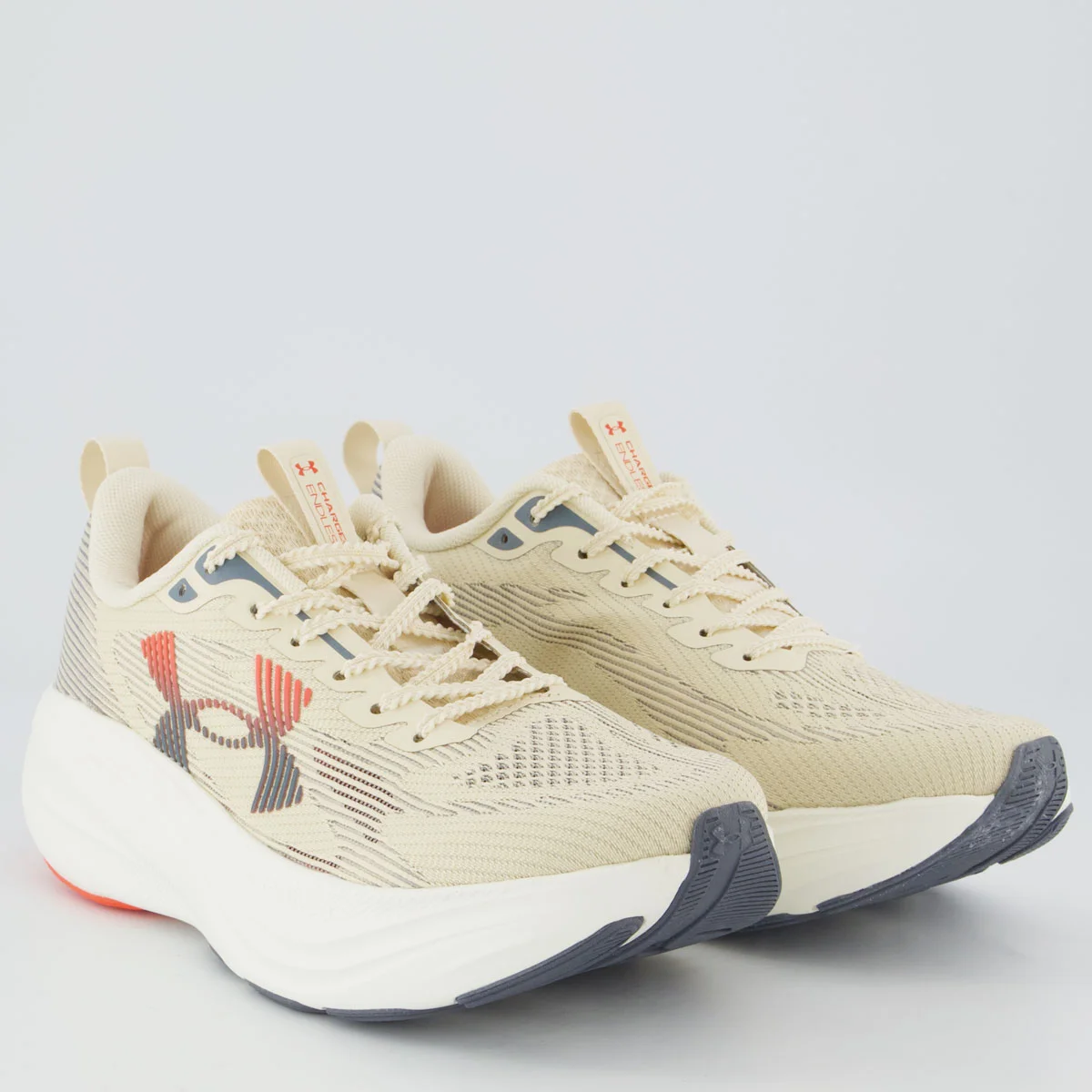 Tênis Under Armour Charged Endless Feminino Off White Bege 2
