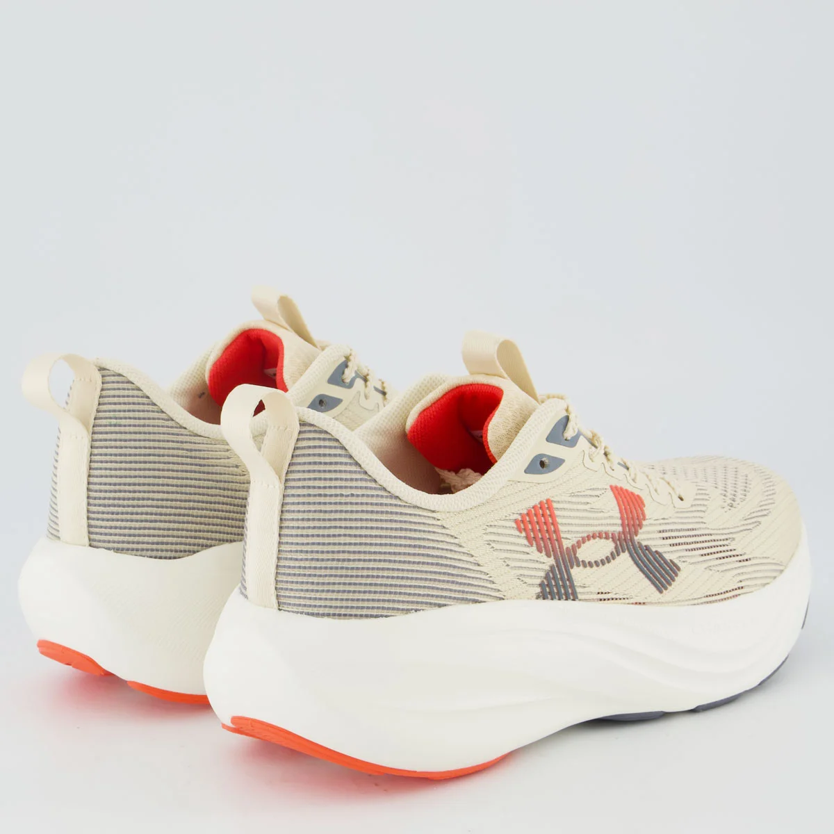 Tênis Under Armour Charged Endless Feminino Off White Bege 3