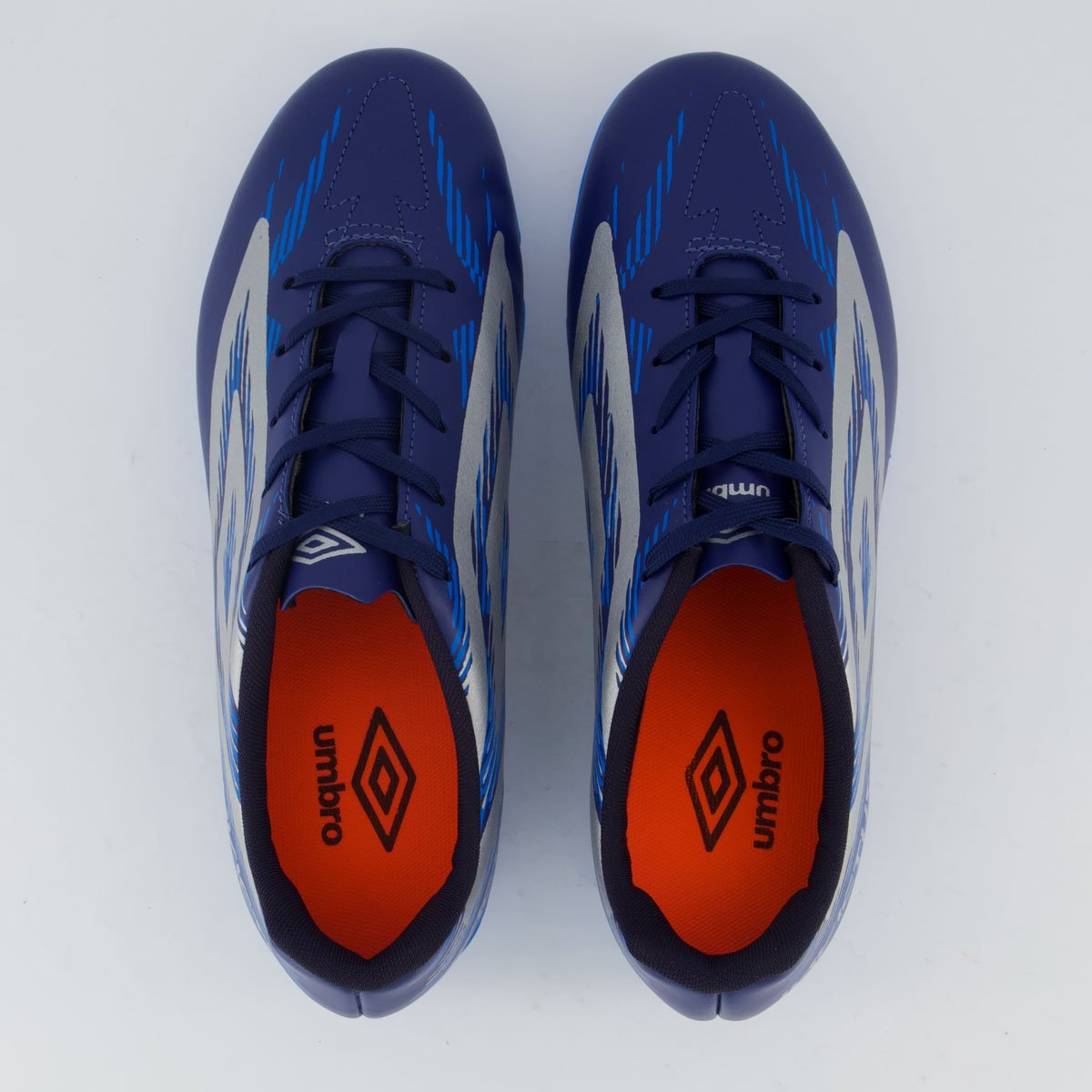 Chuteira Umbro Invictus Campo Azul Marinho Azul 4