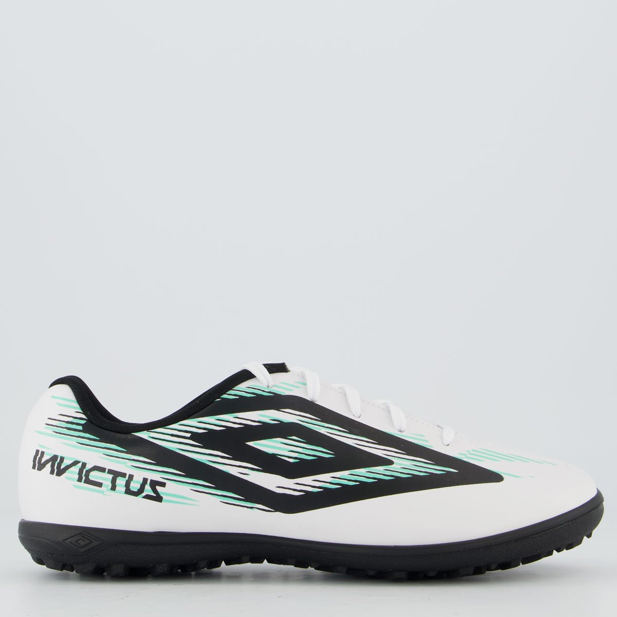 Chuteira Umbro Invictus Society Branca e Verde