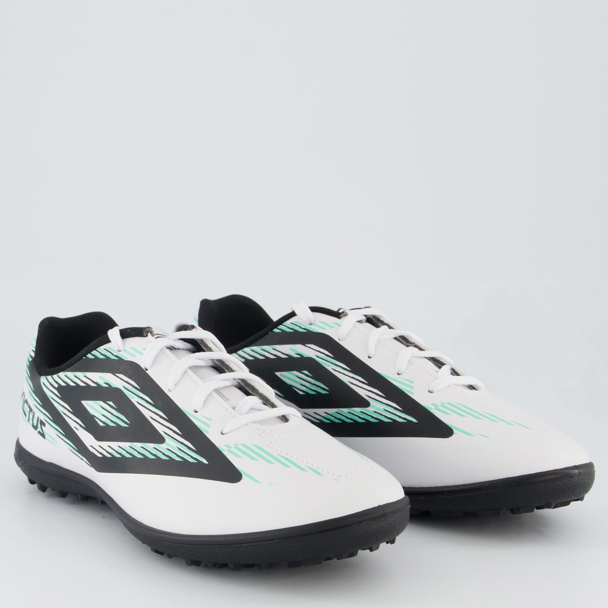 Chuteira Umbro Invictus Society Branca e Verde Branco 2