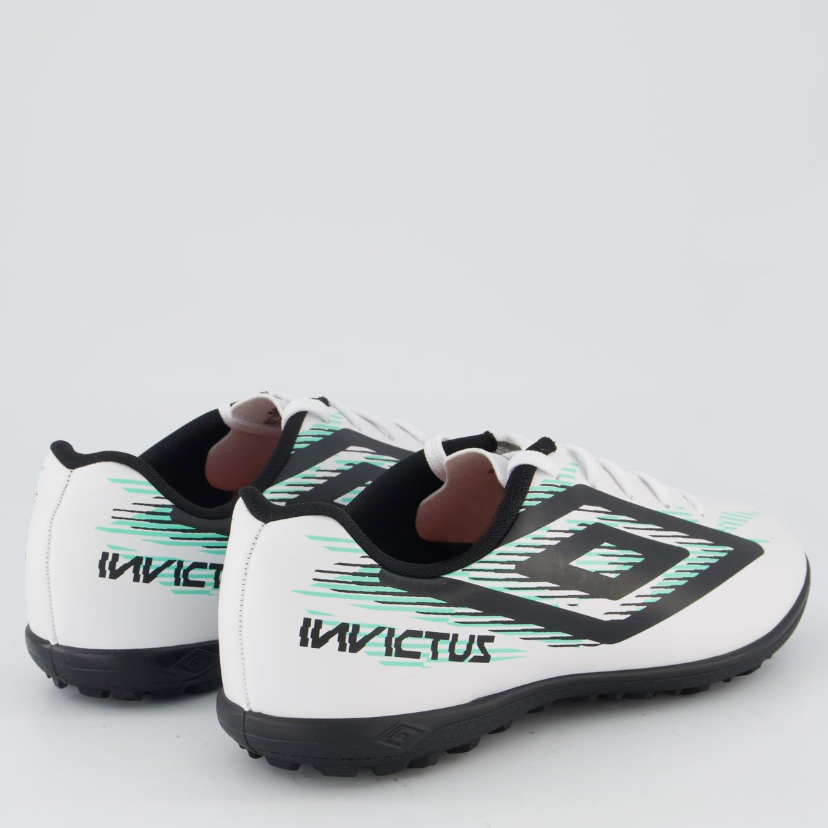 Chuteira Umbro Invictus Society Branca e Verde Branco 3