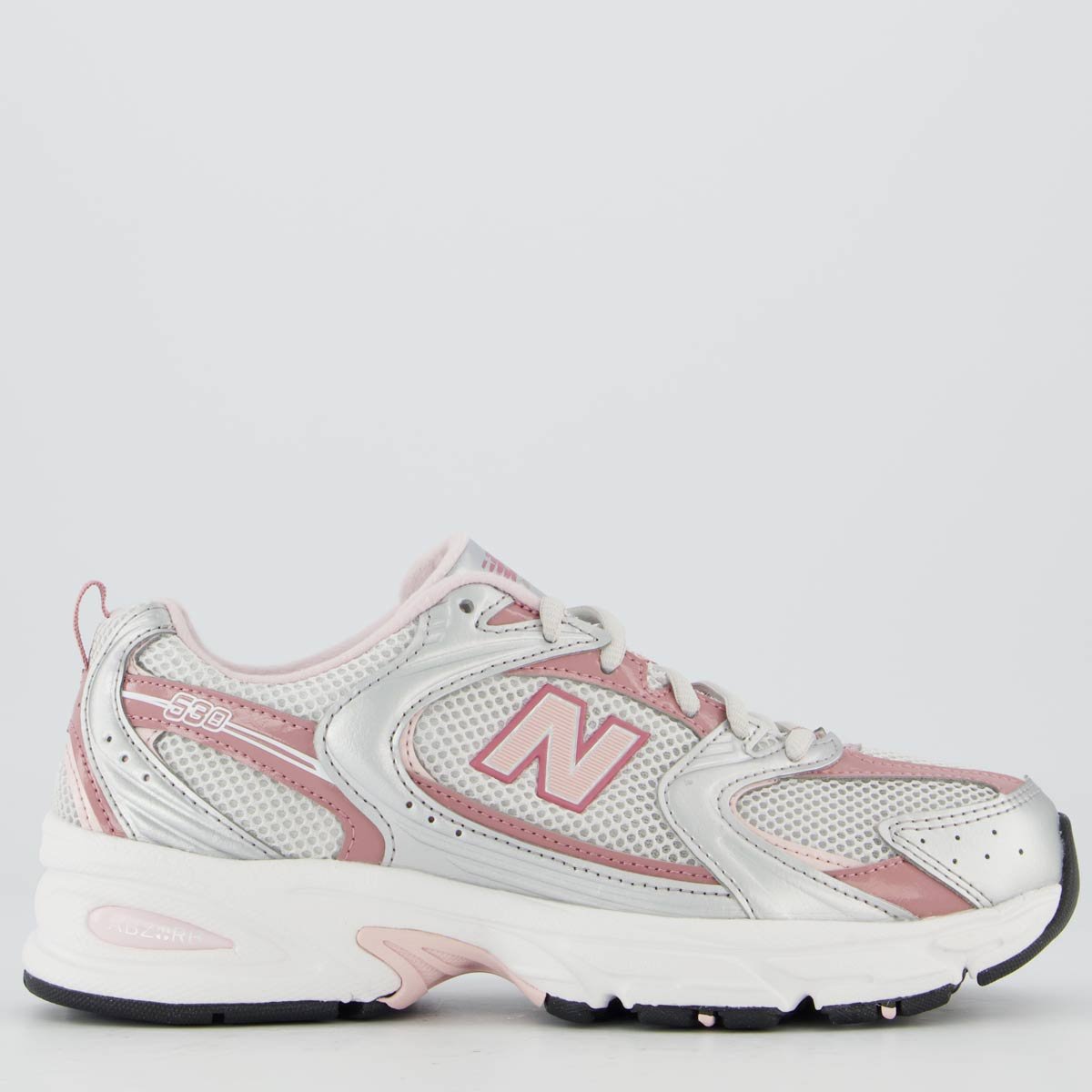 Tênis New Balance 530 Feminino Prata e Rosa
