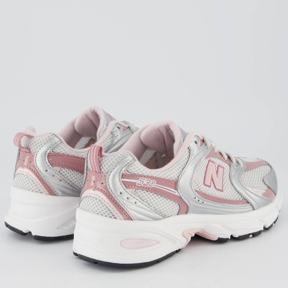 Tênis New Balance 530 Feminino Prata e Rosa Prata/Rosa 3