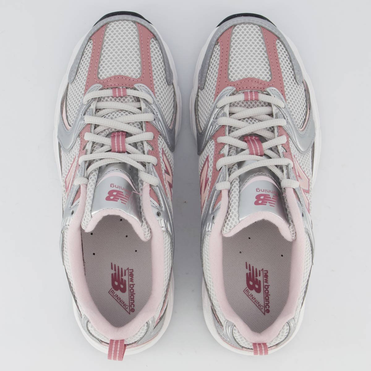 Tênis New Balance 530 Feminino Prata e Rosa Prata/Rosa 4