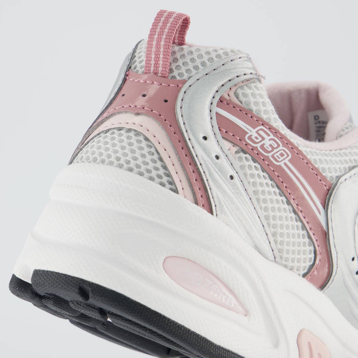 Tênis New Balance 530 Feminino Prata e Rosa Prata/Rosa 6