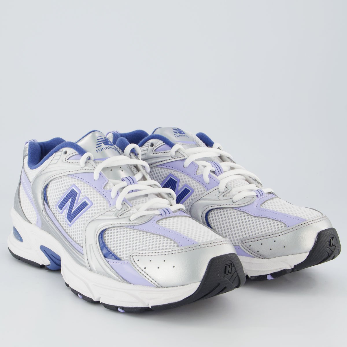 Tênis New Balance 530 Prata e Lilás Prata/Azul 2