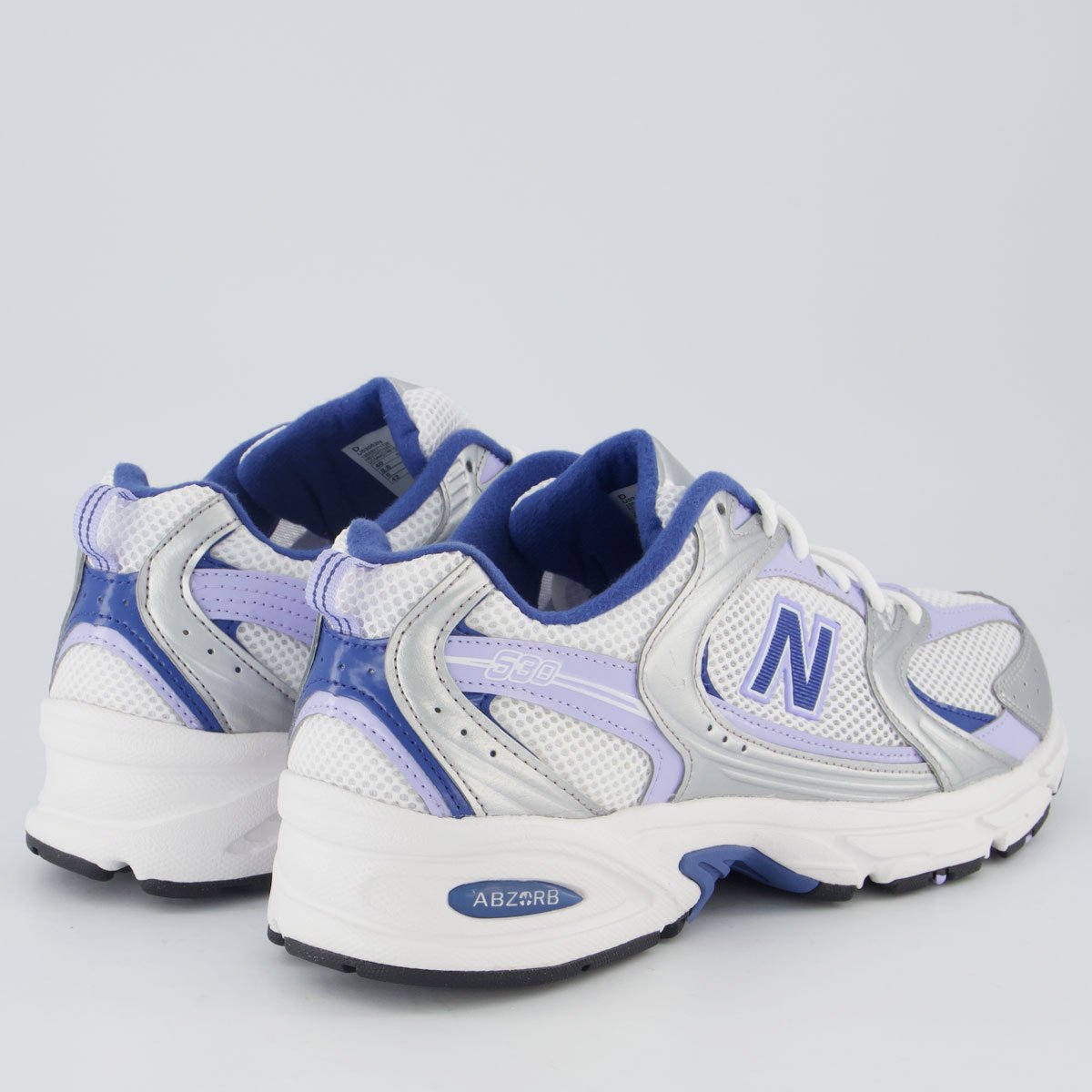 Tênis New Balance 530 Prata e Lilás Prata/Azul 3