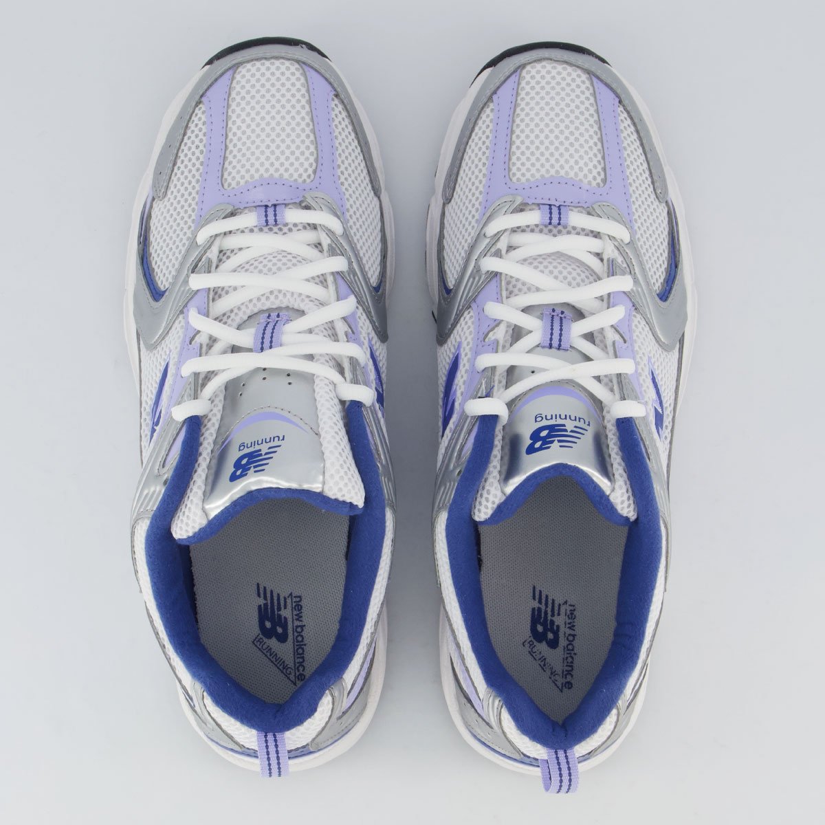 Tênis New Balance 530 Prata e Lilás Prata/Azul 4