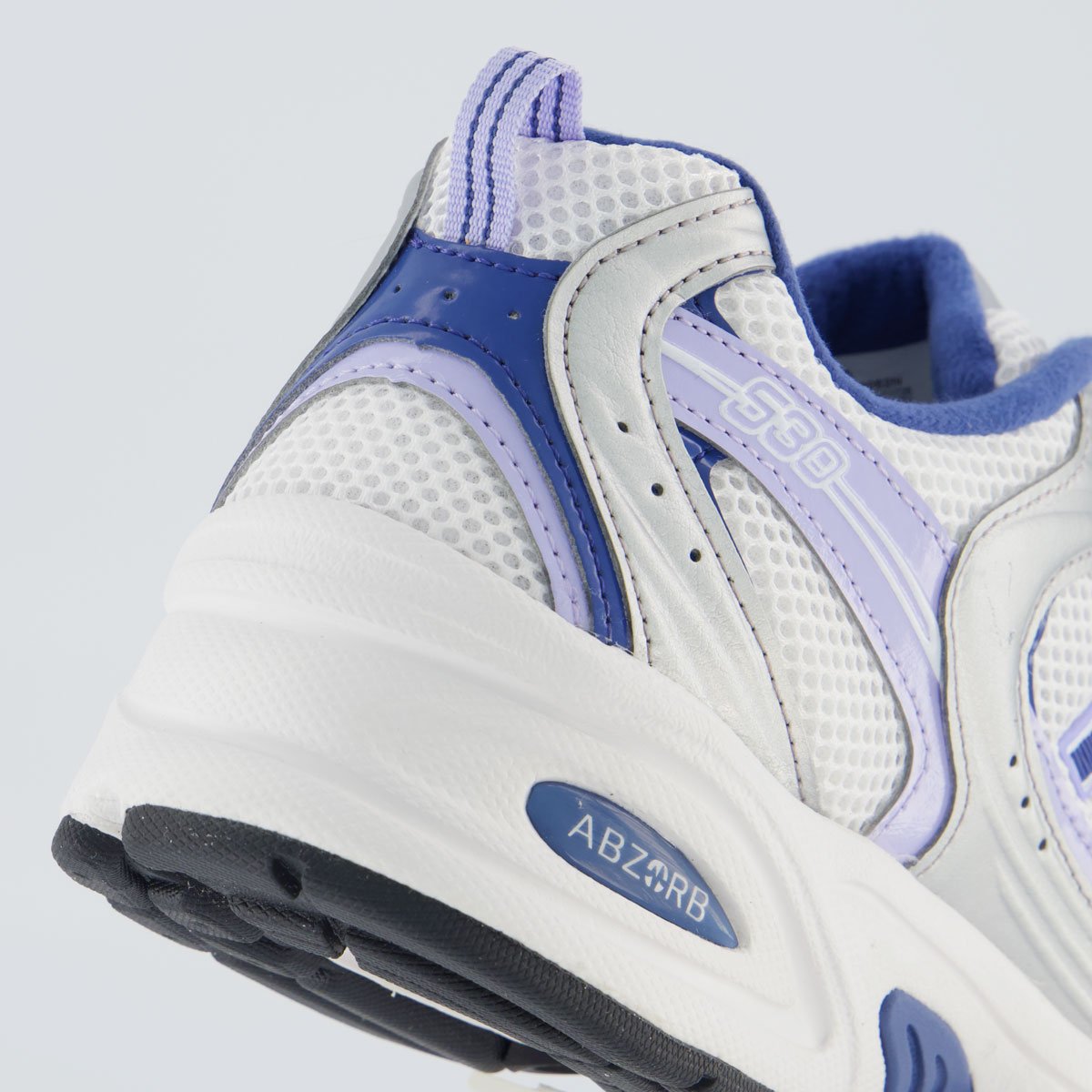 Tênis New Balance 530 Prata e Lilás Prata/Azul 6