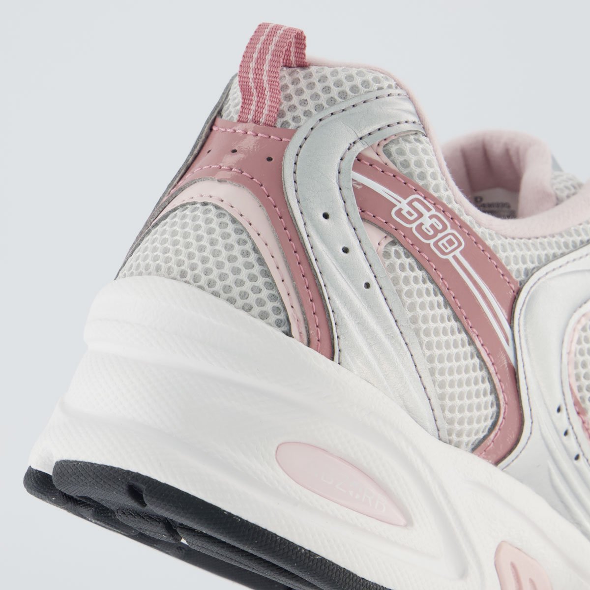 Tênis New Balance 530 Prata e Rosa Prata/Rosa 8