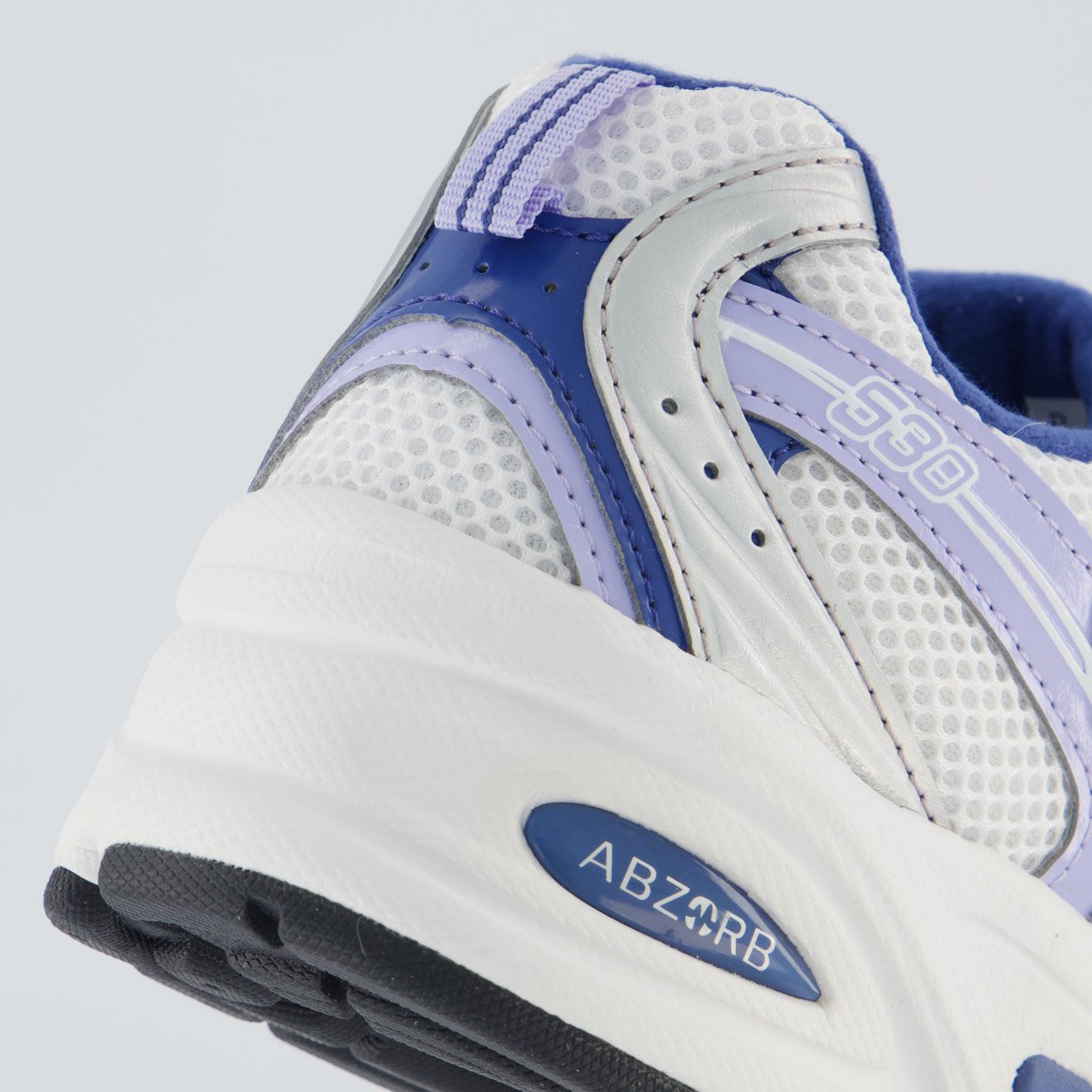 Tênis New Balance 530 Feminino Prata e Lilás Prata/Azul 6
