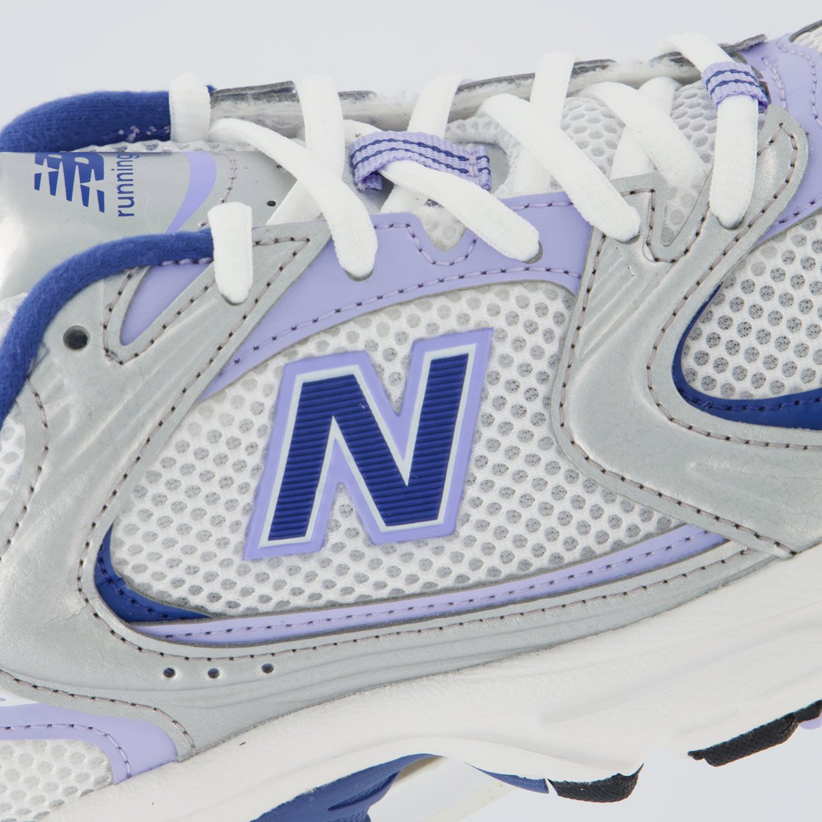 Tênis New Balance 530 Feminino Prata e Lilás Prata/Azul 7