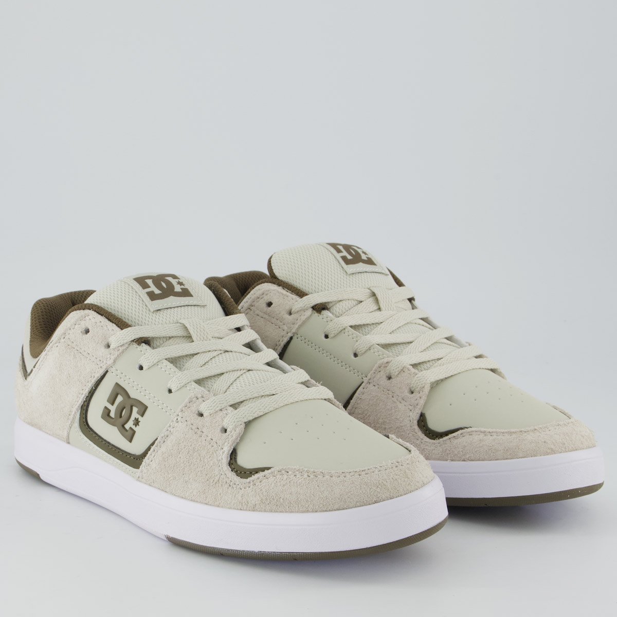 Tênis DC Shoes Cure Off White Bege 2
